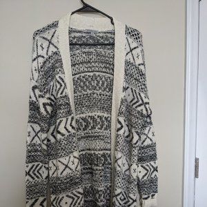 Black and White Cardigan